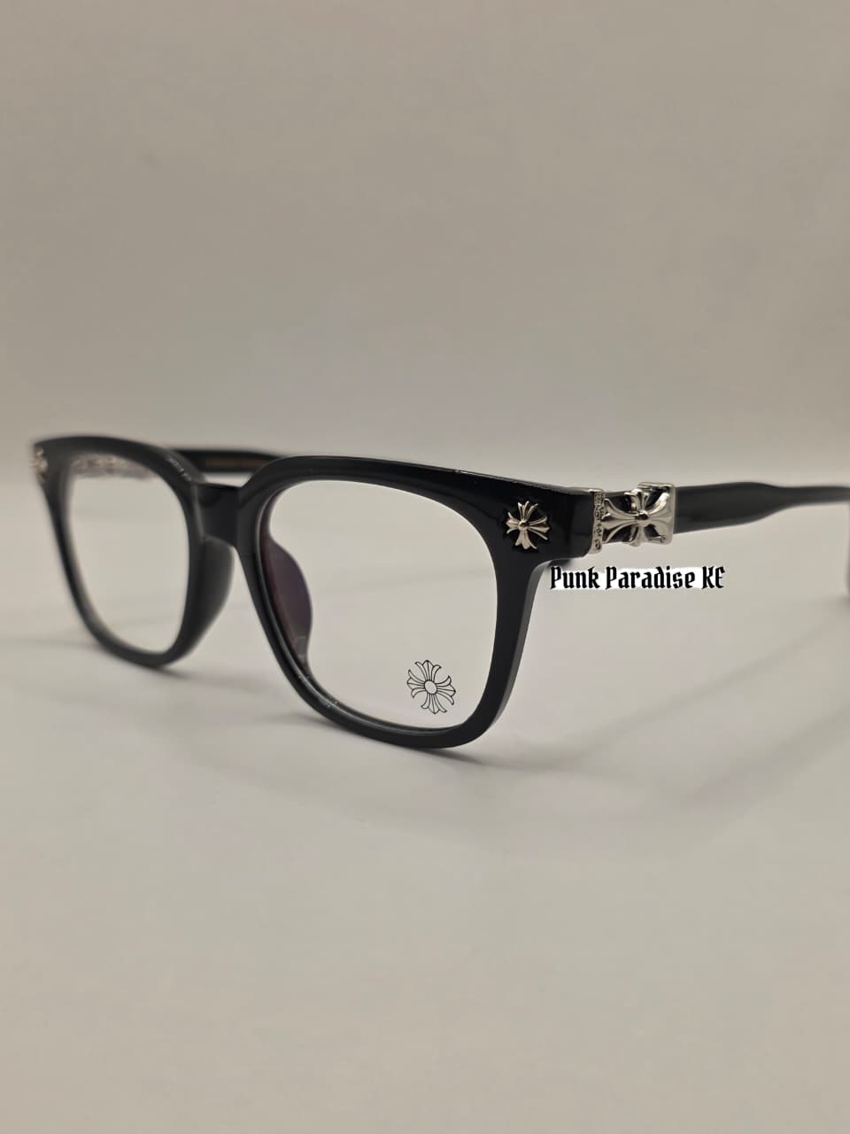 Chrome Hearts black silver frames